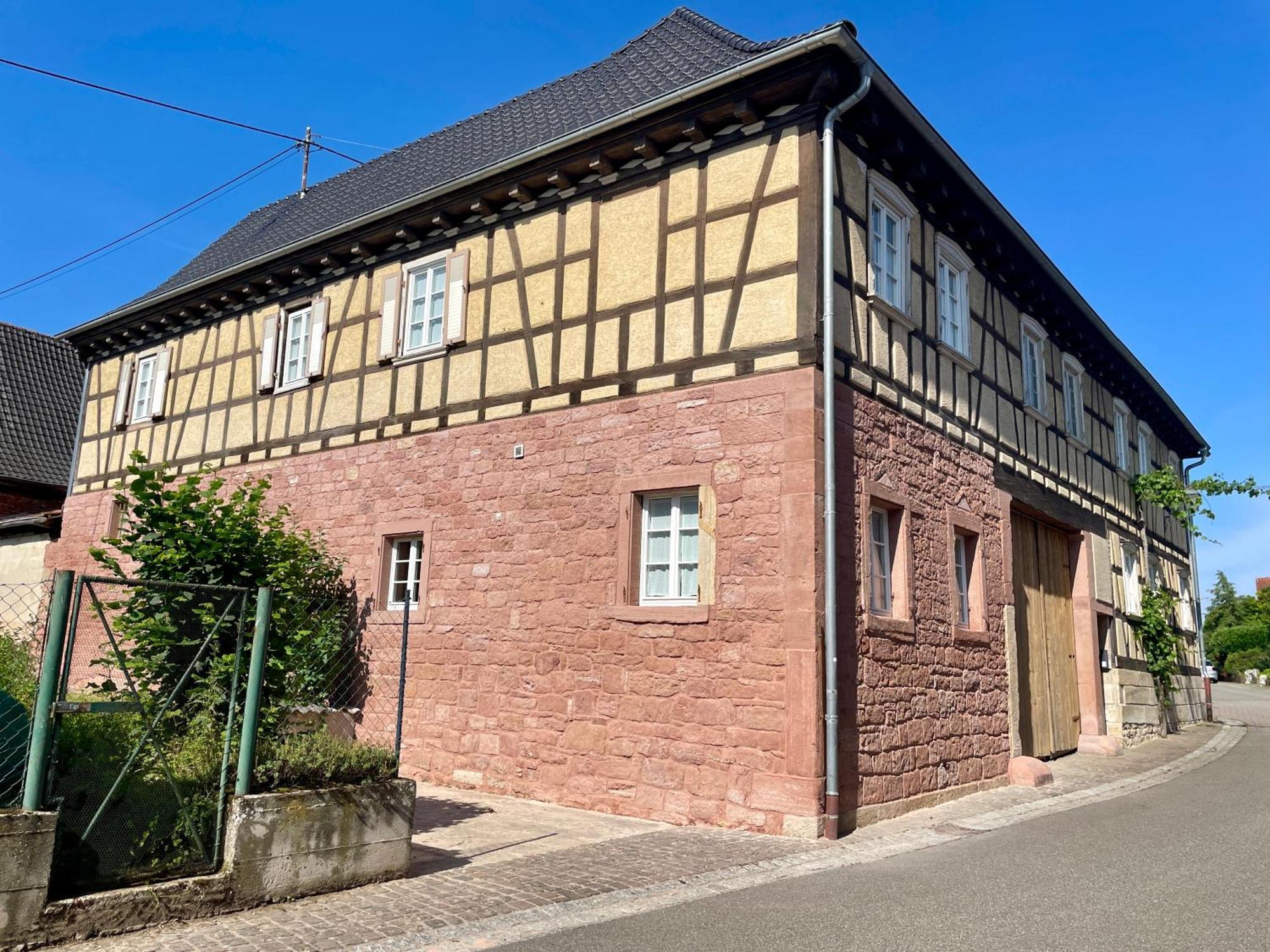 Auszeit - Historisches Ferienhaus In Der Sudpfalz Villa Dierbach Exterior photo